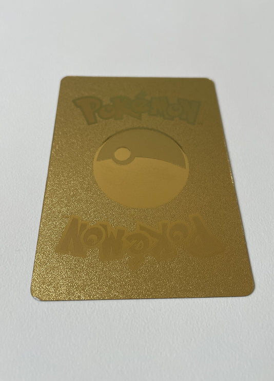 Pokémon TCG Blastoise VMAX - Gold Foil Pokemon Fan Art Card HP 350