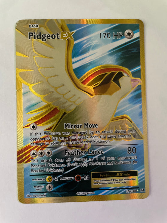 Pigeot EX 104/108 Full Art Evolutions Moderately Played