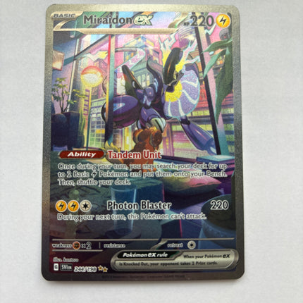 Miraidon EX 244/198 Scarlet and Violet Base Set Ultra Rare Mint