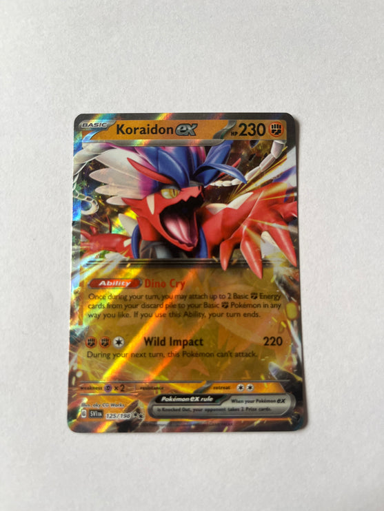 Koridon EX 125/198 Scarlet and Violet Base Set Near Mint