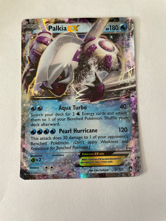 Palkia EX 31/122 BREAKpoint Ultra Rare Damaged