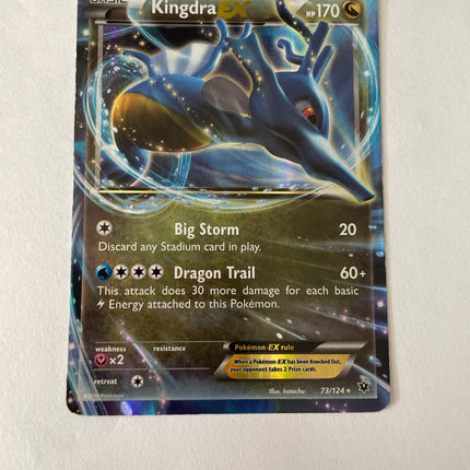 Kingdra EX 73/124 fates collide ultra rare heavily played