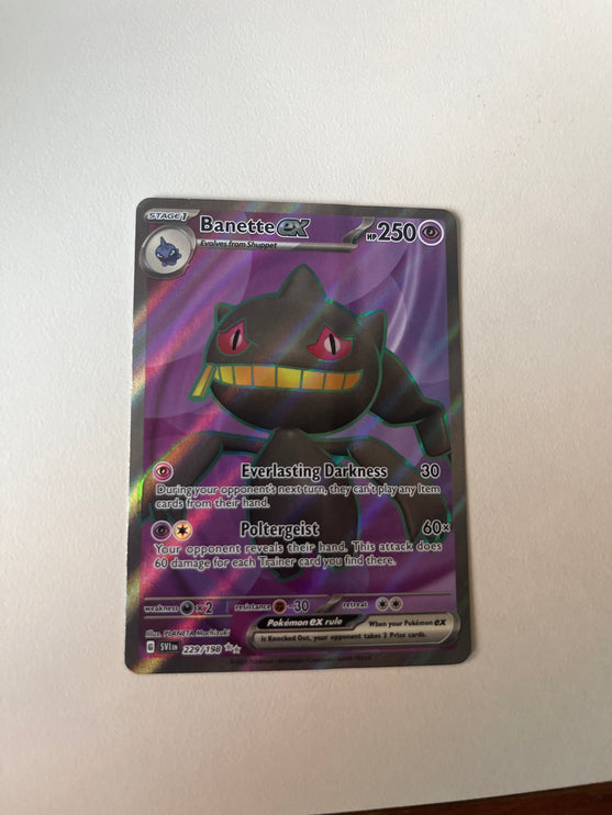 Banette ex 229/198 Scarlet and Violet Base Set Near Mint