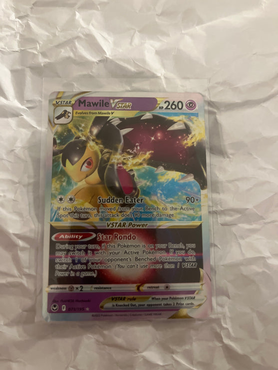 Mawile VStar 071/195 Silver Tempest Ultra Rare Near Mint