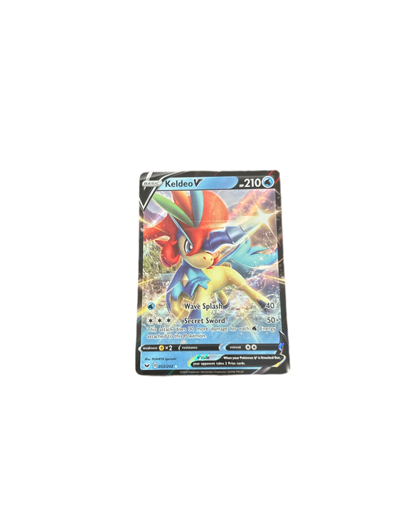 Keldeo V 053/202 Sword and Shield Ultra Rare Near Mint