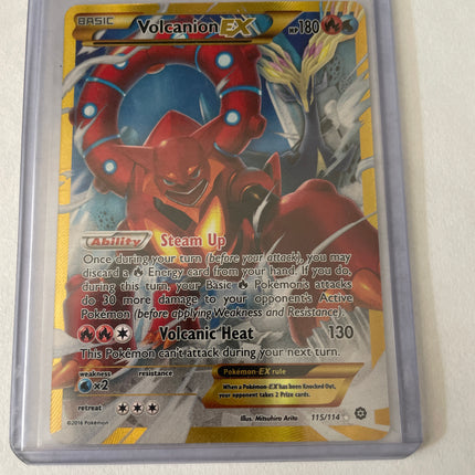 Volcanion EX 115/114 STEAM seige full art near mint