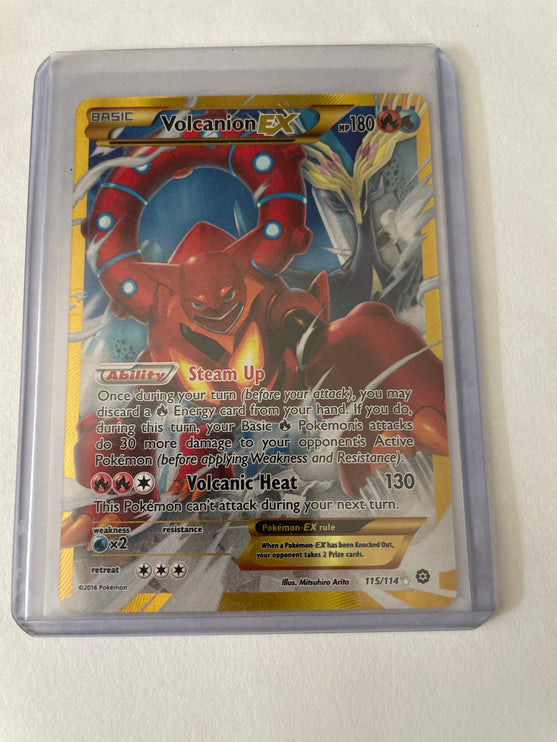 Volcanion EX 115/114 STEAM seige full art near mint