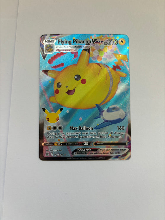 Flying Pikachu VMAX 007/025 25 Pokemon Anniversary Ultra Rare Near Mint