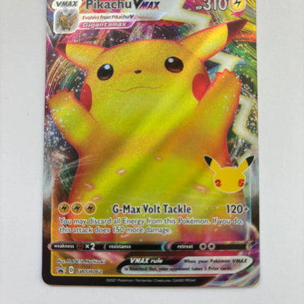 Pikachu VMAX SWSH062 Promo 25 Anniversary Near Mint