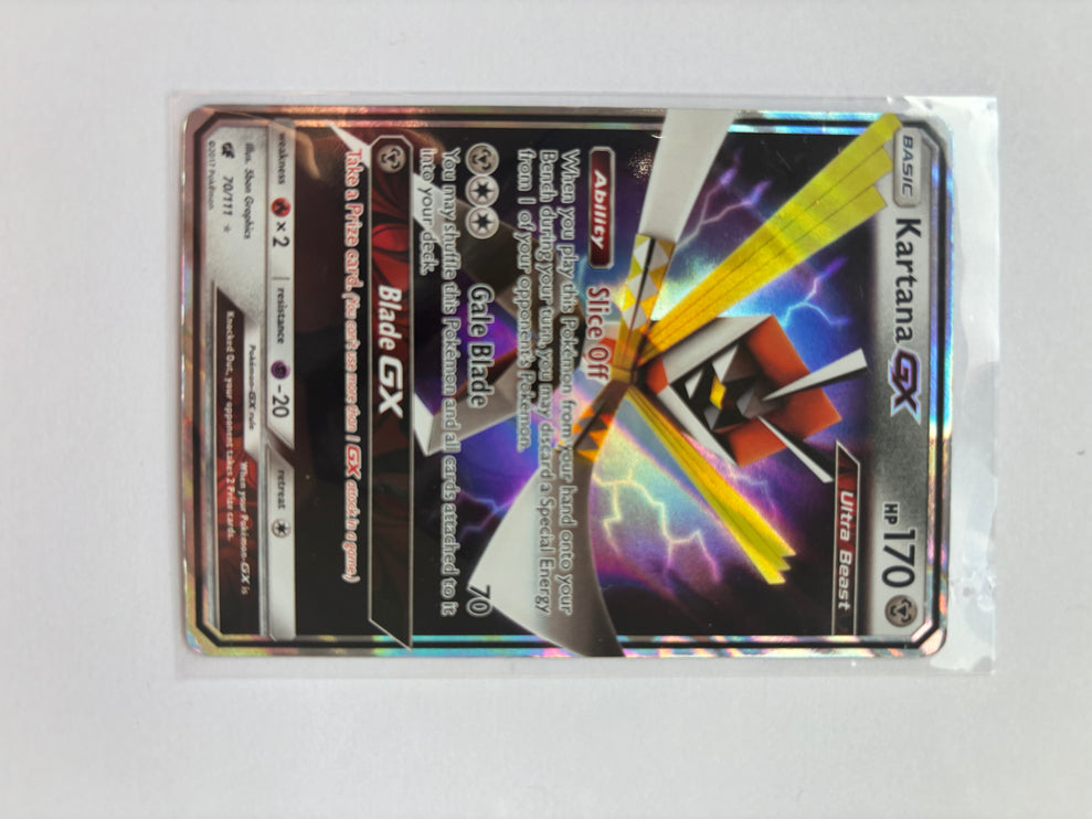 Kartana GX Ultra Rare 70/111 Crimson Invasion Ultra Rare Lighty Played