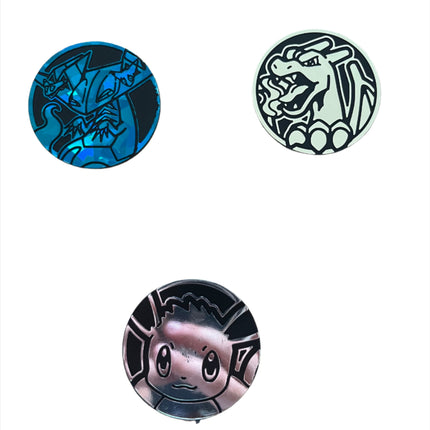 Variety Of Pokemon Coins (3 Coins)