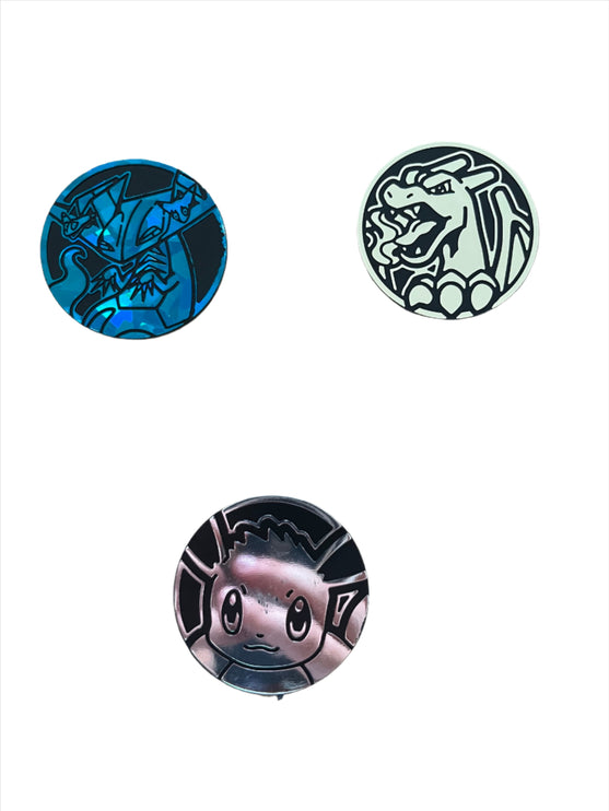 Variety Of Pokemon Coins (3 Coins)