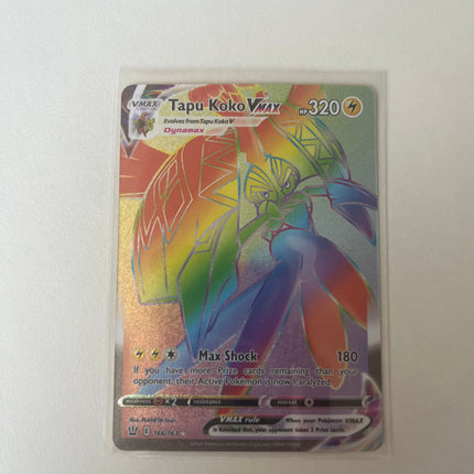 Tapu Koko VMAX 166/163 Battle Styles (Rainbow Rare) Near Mint